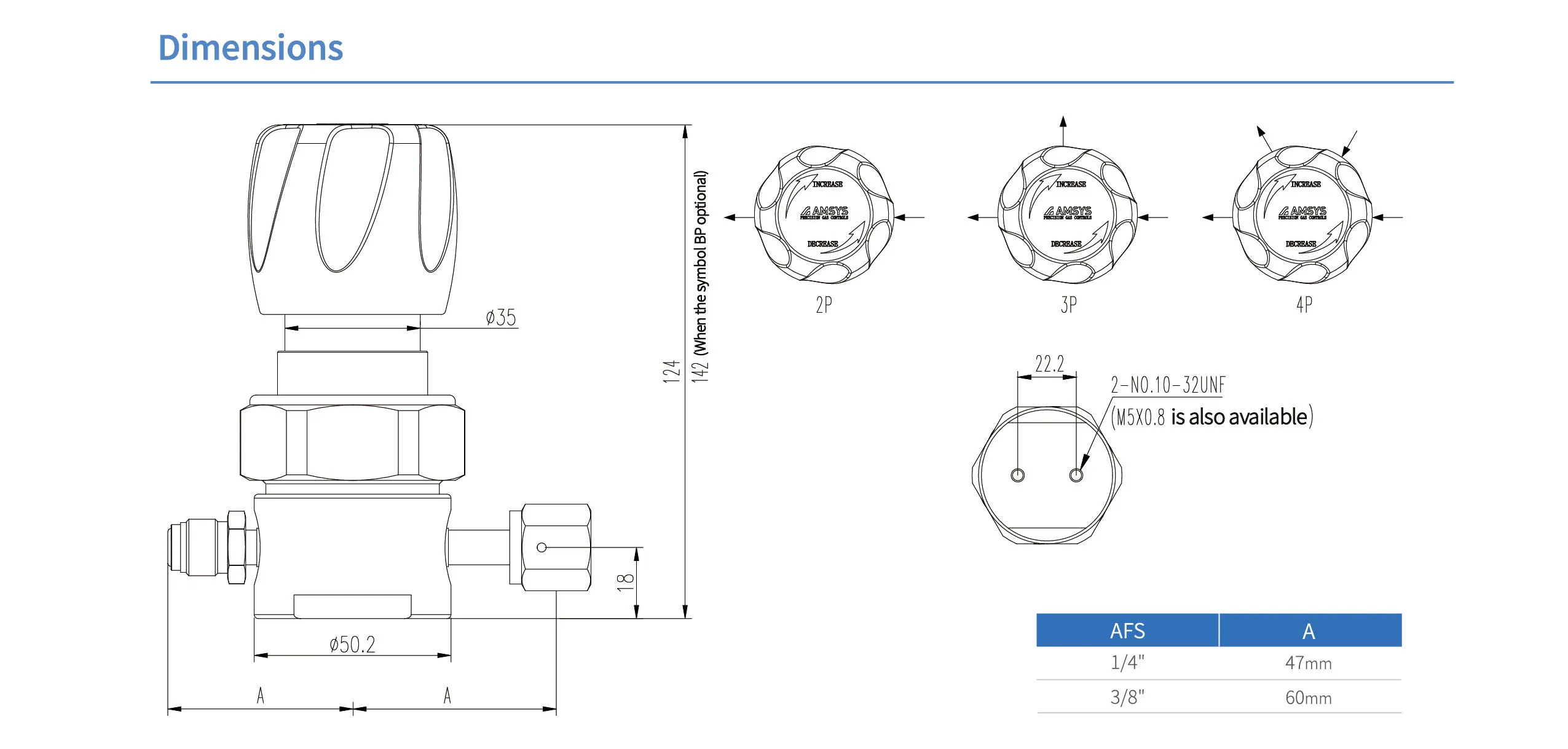 Регулятор AMFLO UHP AU21 Материал: Код SH (Body-SUS316L VAR,Poppet, Nozzle,Diaphragm,Gland- Hastelloy® C-22, Seat: PCTFE) ; Поверхность 0.13 um; 3х портовый с манометром, CV-0.09