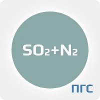 ПГС ГСО 1 разряд диоксид серы  (SO2) 53 ppm в азоте (N2) в алюминиевом баллоне 4-5 л. вентиль нержавеющая сталь