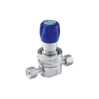 Регулятор AMFLO UHP AU23 Материал: Код ZS (Body,Poppet, Nozzle,Gland-SUS316L;Diaphragm-Hastelloy®C-22,Seat: PCTFE) ; Поверхность 0.25 um; 2х портовый, вх. давл. 206 бар, CV-0.9