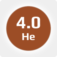 Гелий (He) марка Б 4.0 (99,99%) в баллоне 40л, 150 бар, соединение G3/4  (DIN 9)